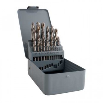 Sada vrtákov HSS-G vybrusované 25ks (1,0-13,0mm), plech