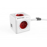 PowerCube EXTENDED USB biela / červená