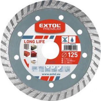 Kotúč rezný diamantový Turbo Long Life, 150x22,2mm, suché a mokré rezanie 