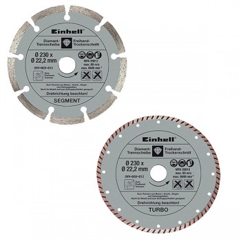 Kotúč diamantový rozbrusovací 230 mm sada 2 ks Einhell